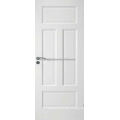 Modern White Primed 5 panel exotic wood doors